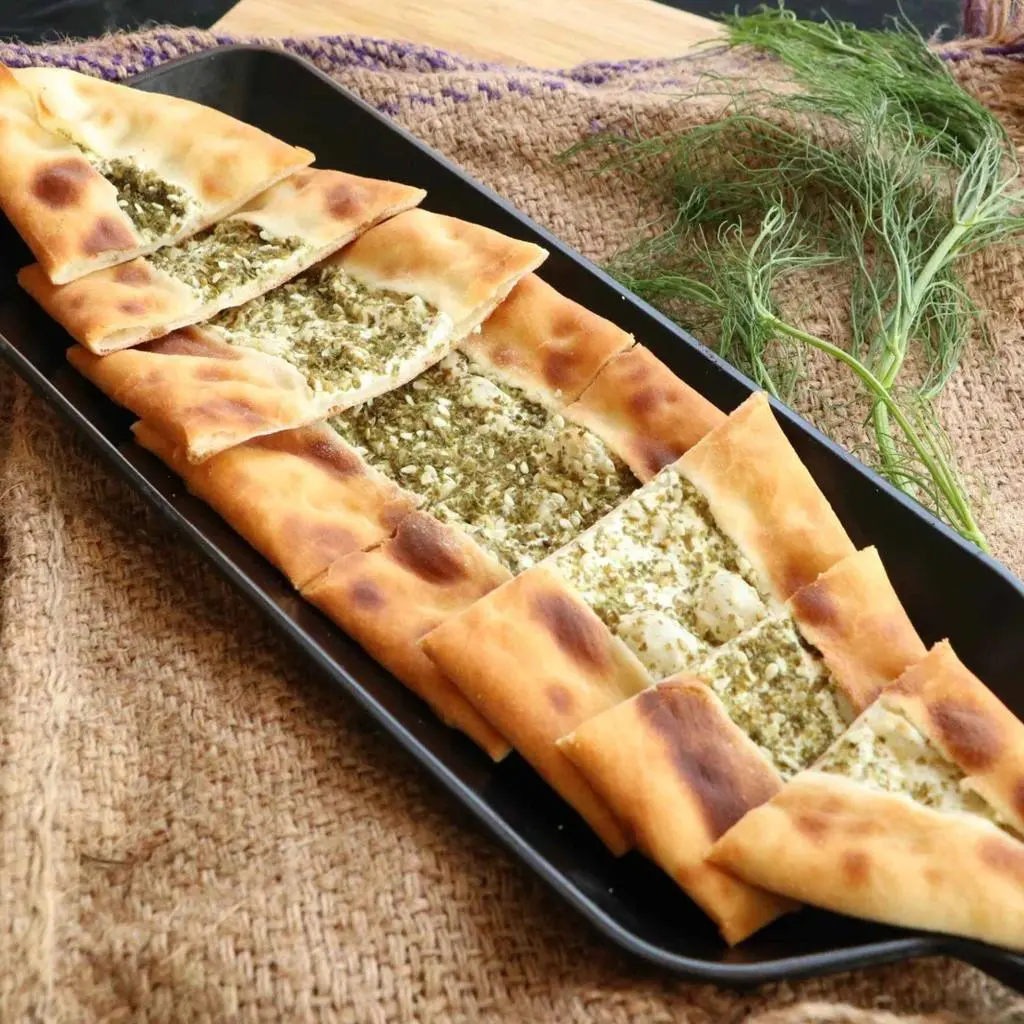 Labneh Pie With Zaatar
